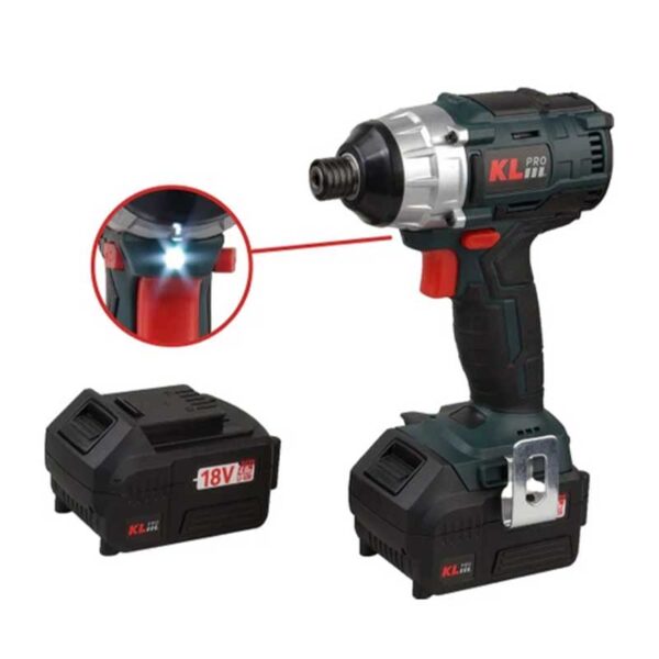 KL PRO KLDV1840B 18V/4.0Ah Li-İon Çift Akülü Kömürsüz Tork Vidalama Makinesi - Alet İste