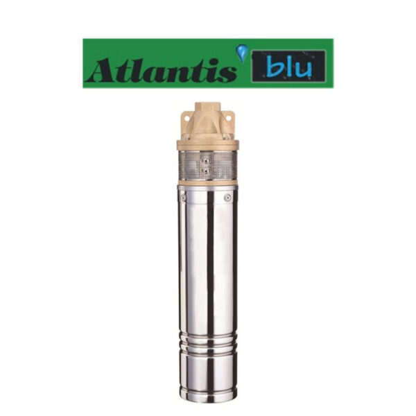 Atlantis 4SKM 150 1'' Çıkışlı 12mt Kablolu + Pano Monoblok Sondaj Dalgıç Pompa - 1.5HP - 220V - Alet İste