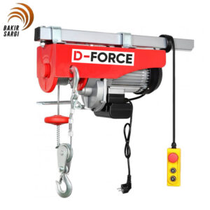 D-Force 600-1200 Elektrikli Vinç - Bakır Sargılı