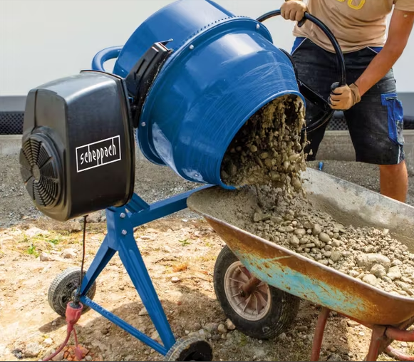 Scheppach MIX140 Elektrikli Beton Mikseri - Görsel 2